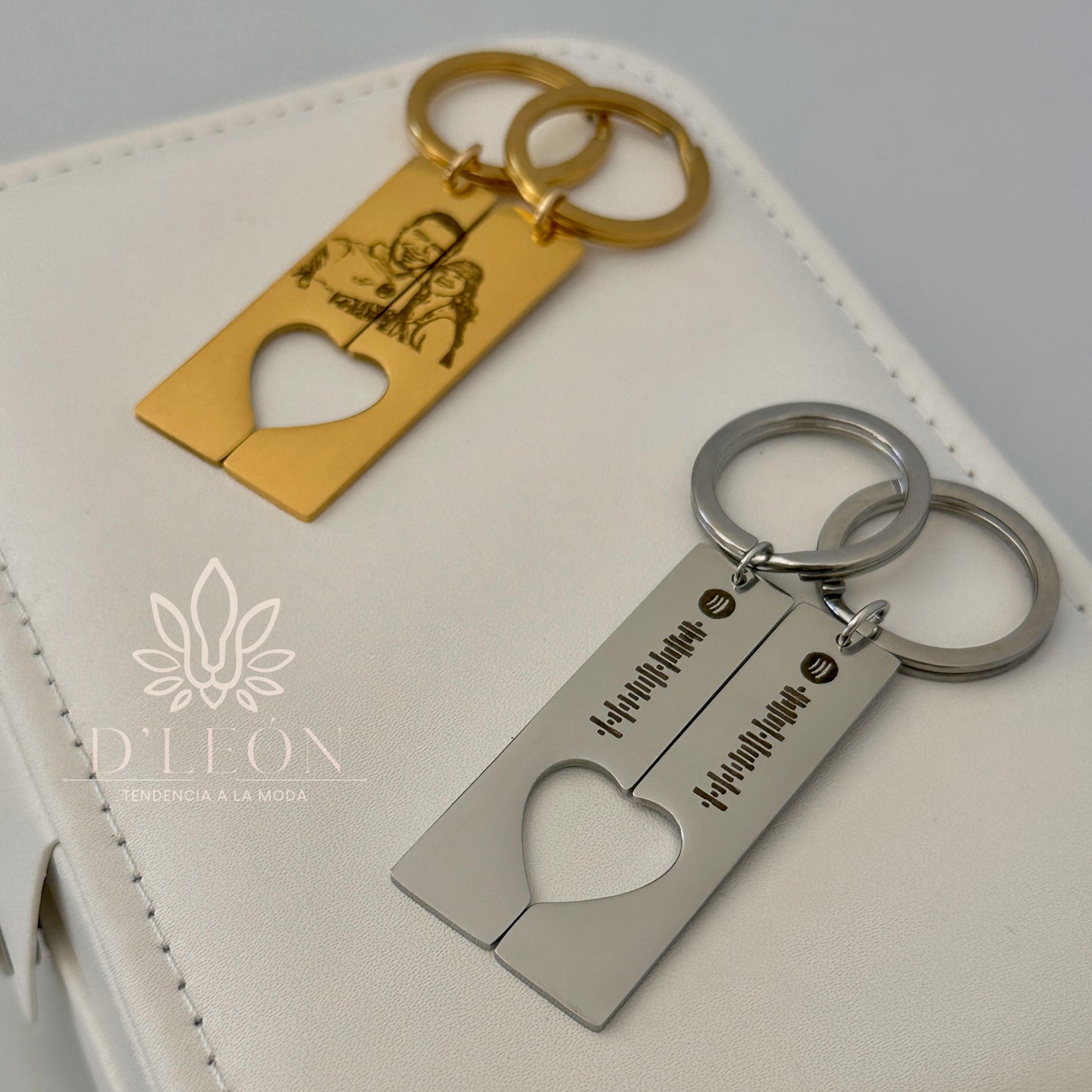 Conjunto llaveros personalizados