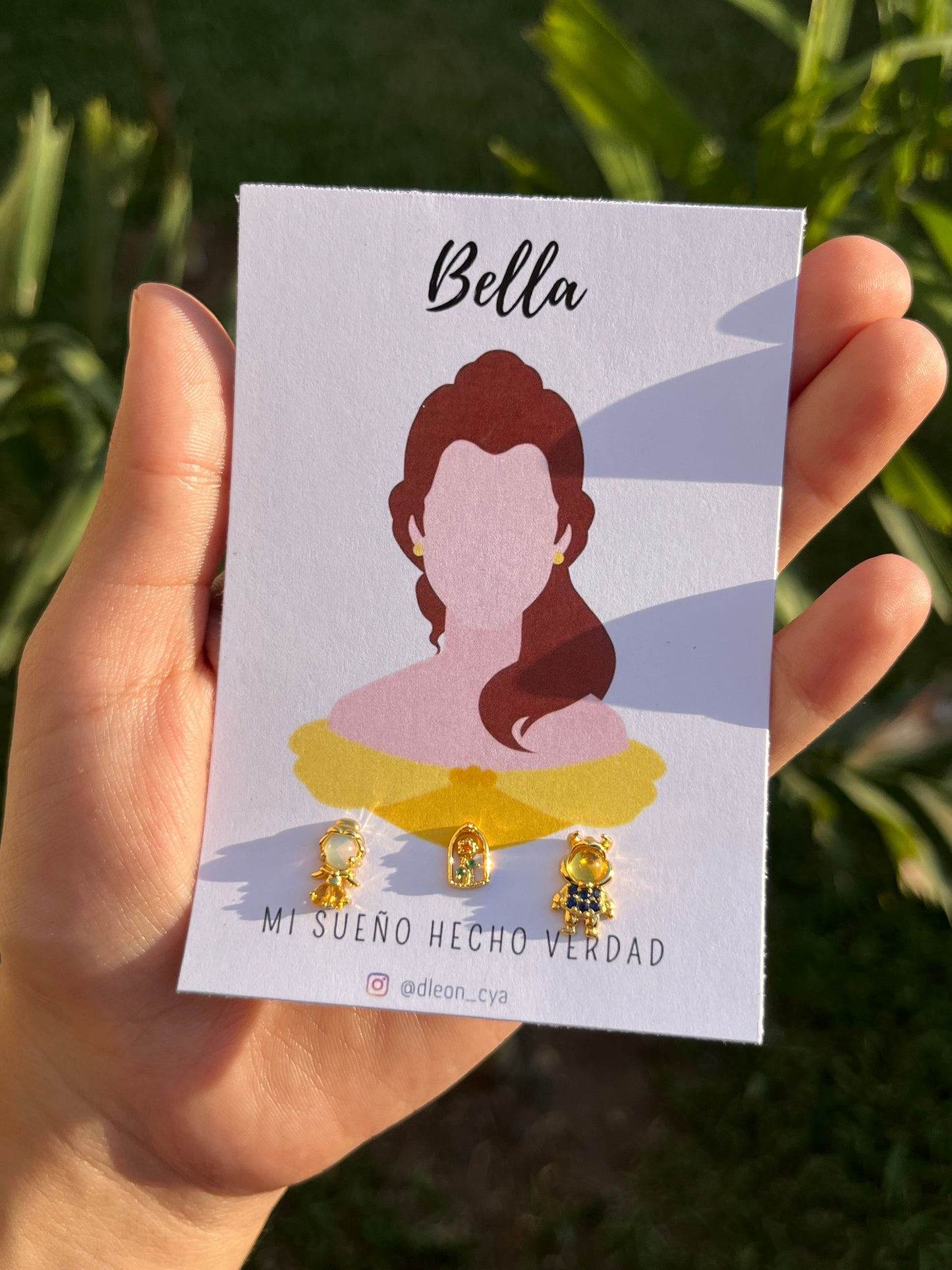 Aretes bella set 3 piezas