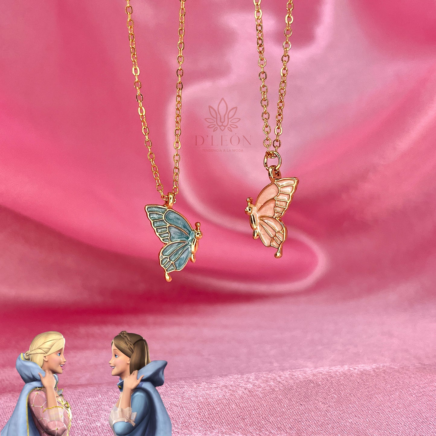 Conjunto collares la princesa y la plebeya