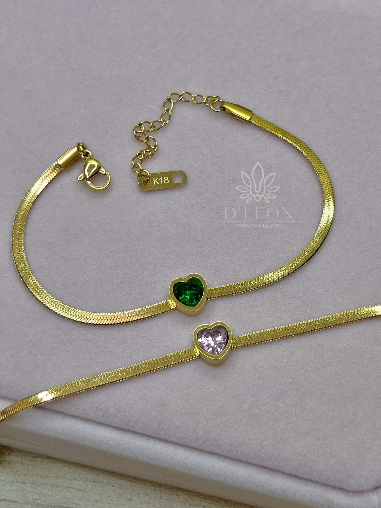 Conjunto brazaletes Tiana y Charlotte