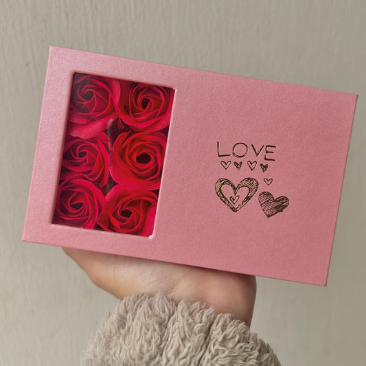 Caja para accesorios con rosas eternas