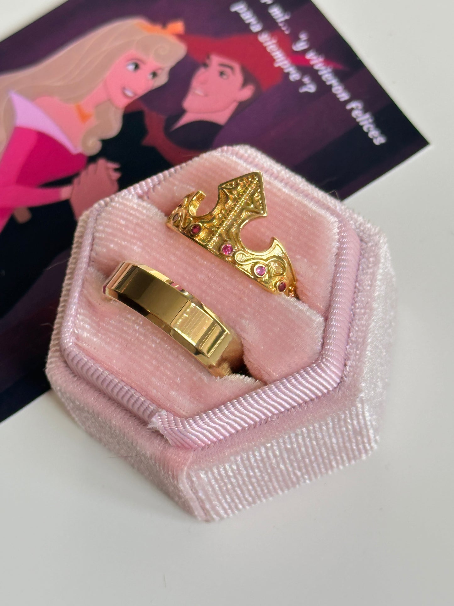 Anillos de promesa Aurora