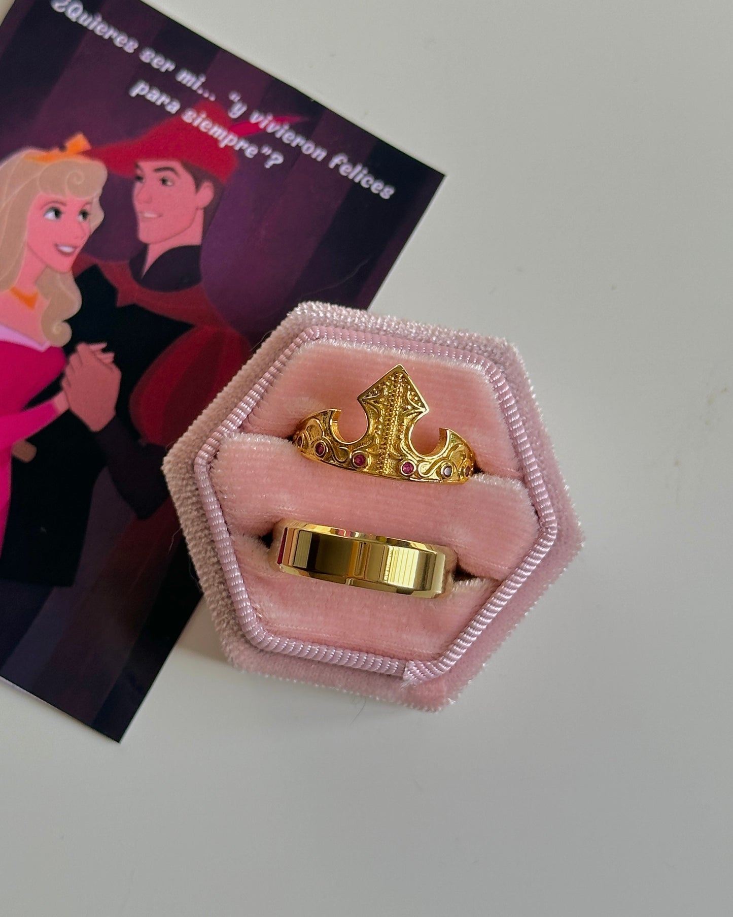 Anillos de promesa Aurora