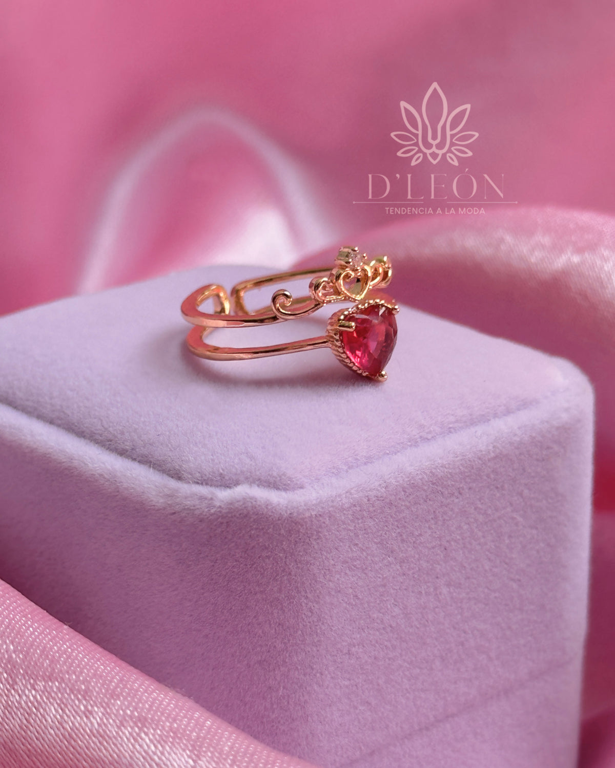 Anillo BlancaNieves (corazón)