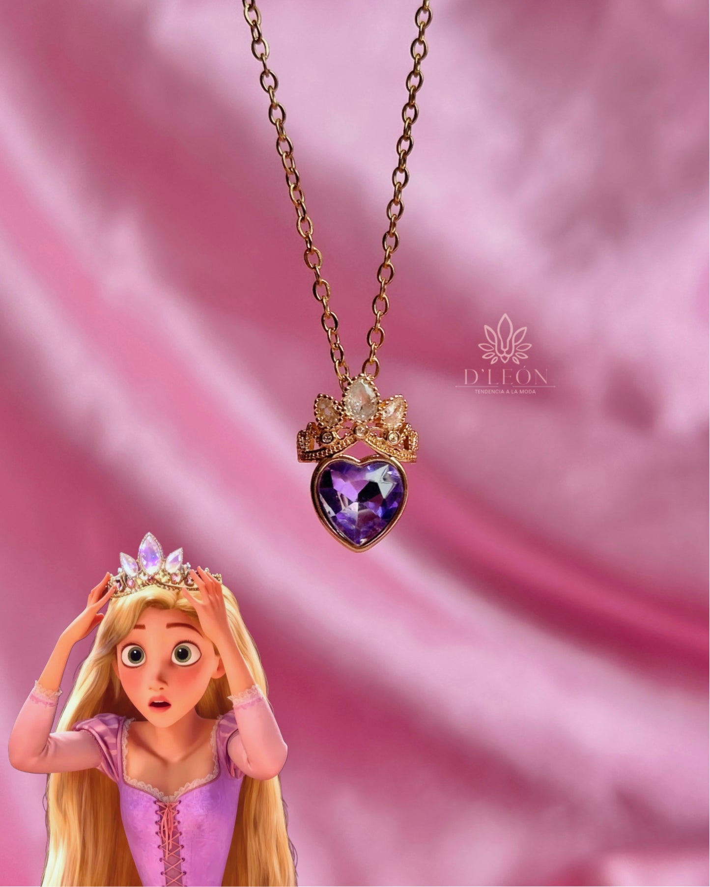 Collar Rapunzel (corazón)