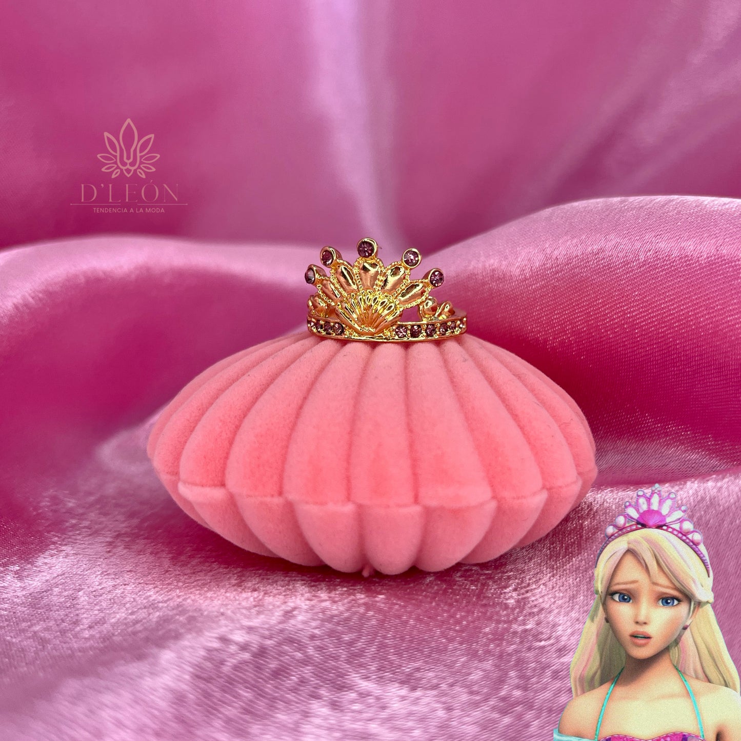 Anillo Barbie aventura de sirenas