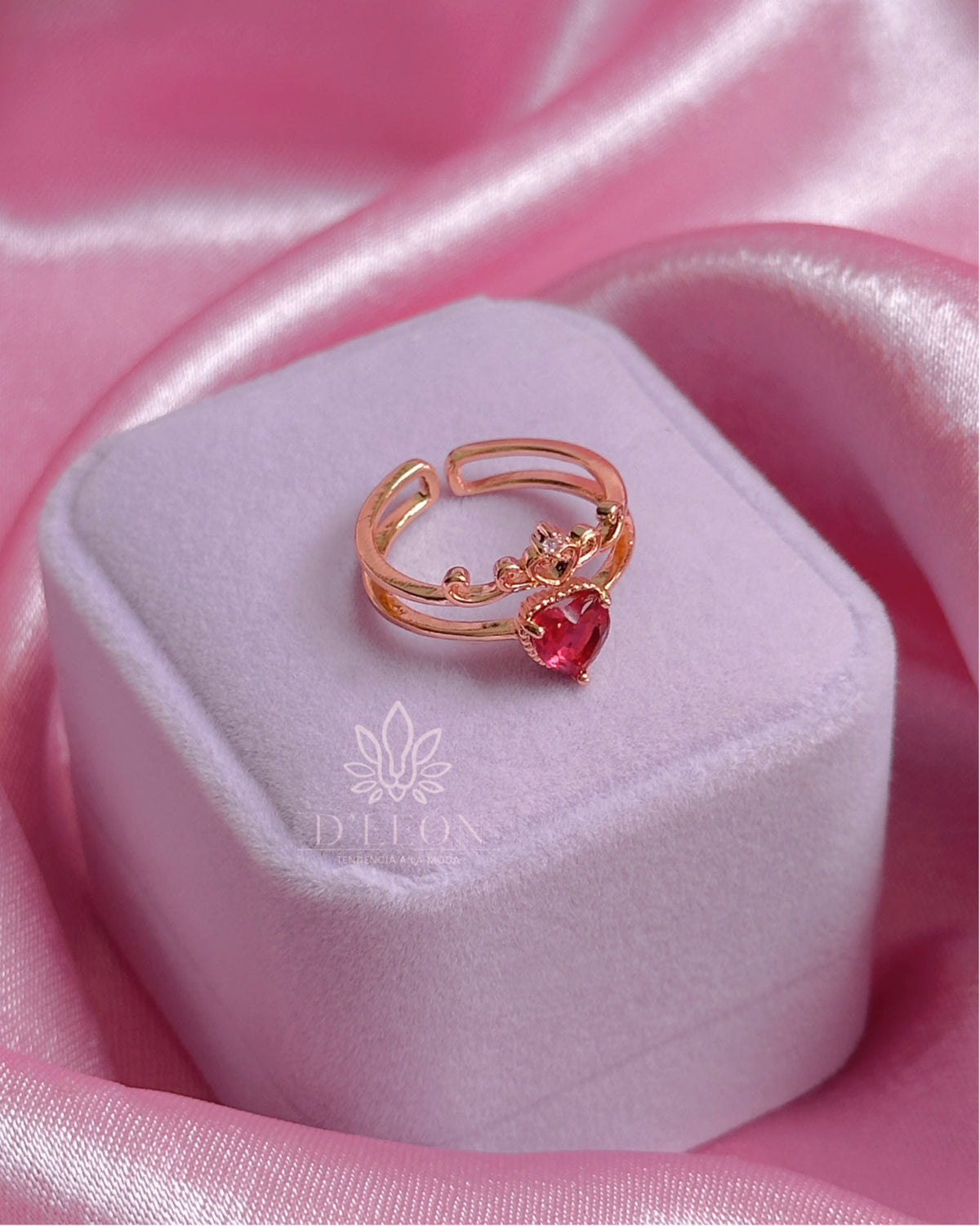 Anillo BlancaNieves (corazón)