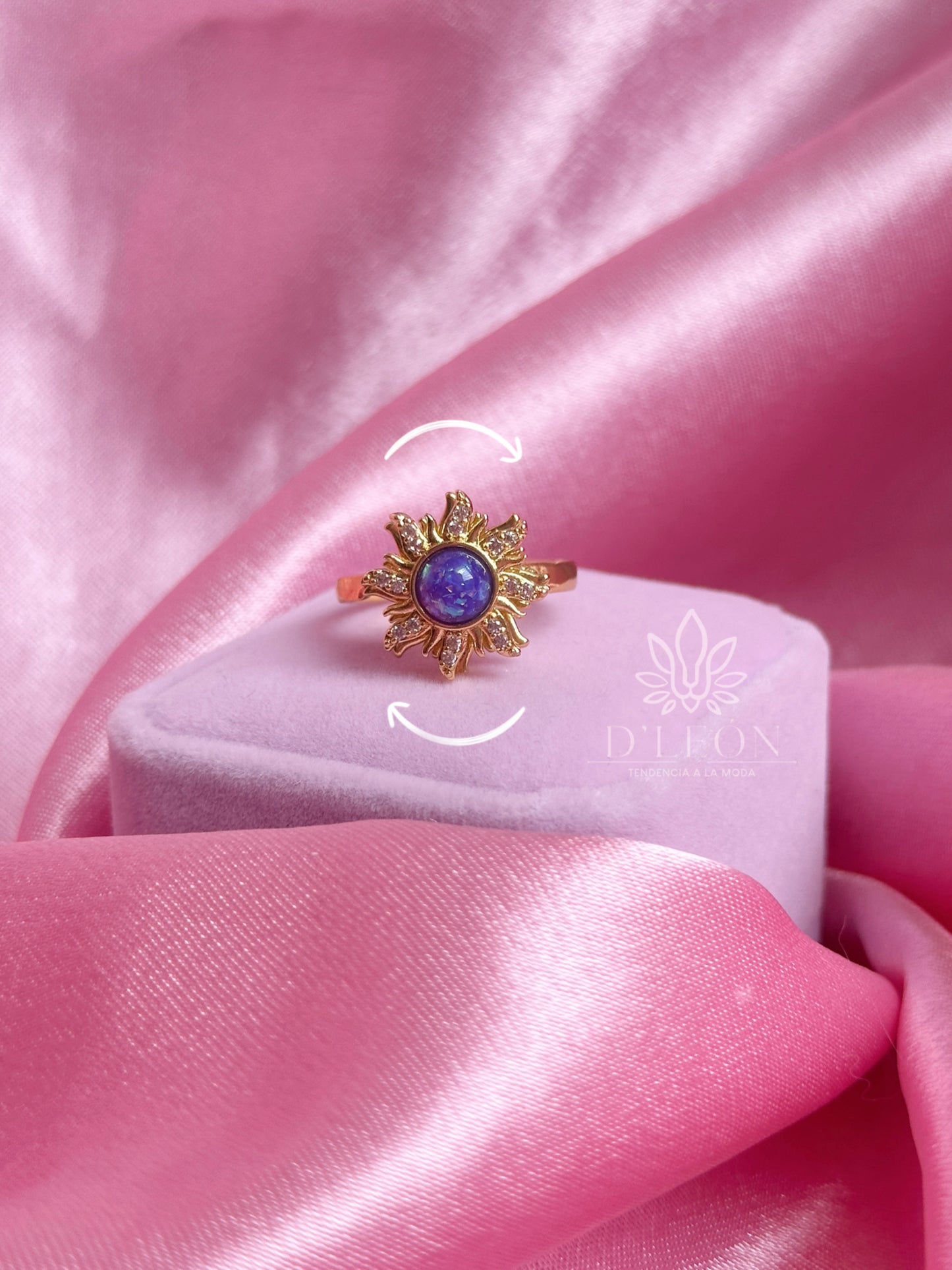 Anillo Sol Rapunzel (giratorio)